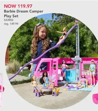 Toys R us Barbie dream camper play set offer