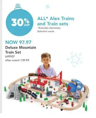 Toys R us Deluxe mountain train set offer