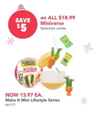 Toys R us Miniverse make it mini lifestyle series offer