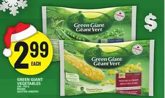 Food Basics Green giant vegetables offer