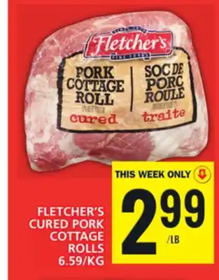 Food Basics Fletcher's cured pork cottage rolls offer