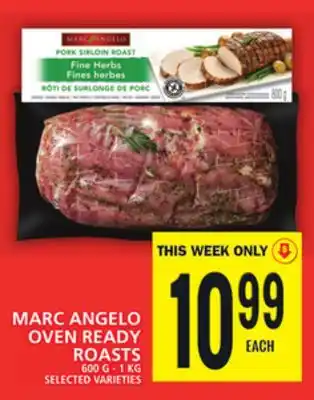Food Basics Marc angelo oven ready roasts offer