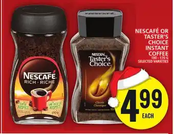Food Basics Nescafé or taster's choice instant coffee offer