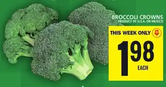 Food Basics Broccoli crowns offer