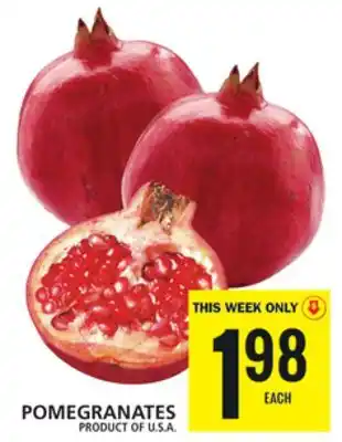 Food Basics Pomegranates offer