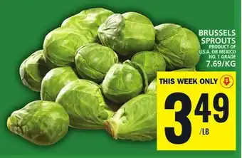 Food Basics Brussels sprouts offer