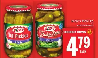 Food Basics Bick's pickles offer