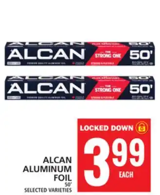 Food Basics Alcan aluminum foil offer