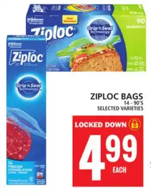 Food Basics Ziploc bags offer
