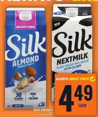 Food Basics Silk drinks offer