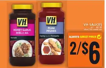 Food Basics Vh sauces offer