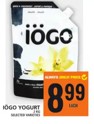 Food Basics Iögo yogurt offer