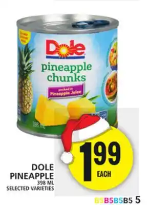 Food Basics Dole pineapple offer