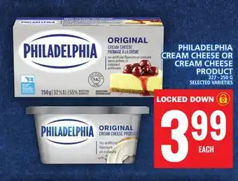 Food Basics Philadelphia cream cheese or product offer