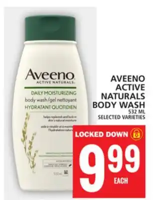 Food Basics Aveeno active naturals body wash offer