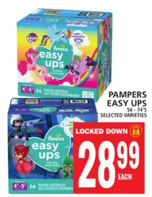 Food Basics Pampers easy ups offer