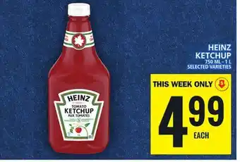 Food Basics Heinz ketchup offer