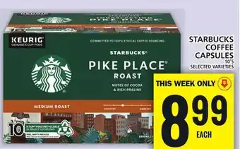 Food Basics Starbucks coffee capsules offer