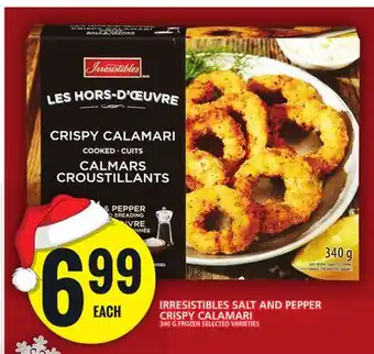 Food Basics Irresistibles salt and pepper crispy calamari offer