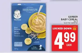 Food Basics Gerber baby cereal offer