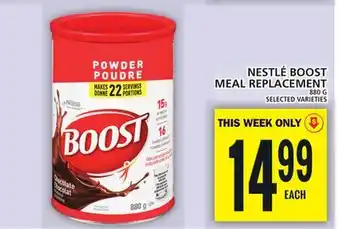 Food Basics Nestlé boost meal replacement offer