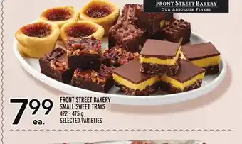 Metro Front street bakery small sweet trays offer