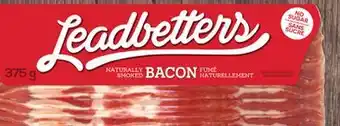 Foodland Leadbetters bacon 375 g offer