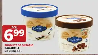 Foodland Kawartha ice cream 1.5 l offer