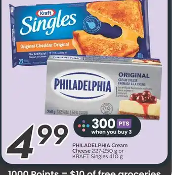 Sobeys Philadelphia cream cheese offer