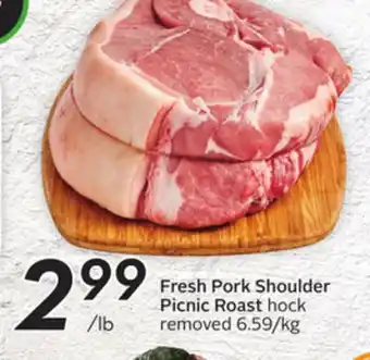 Sobeys Fresh pork shoulder picnic roast offer