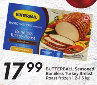 Sobeys Seasoned boneless turkey breast roast offer