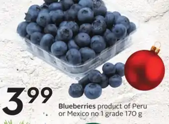 Sobeys Blueberries offer