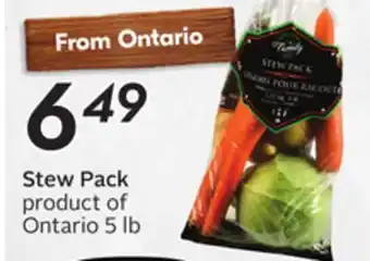 Sobeys Stew pack offer