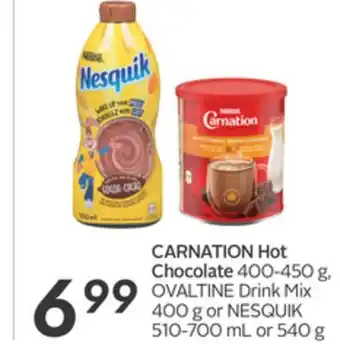 Sobeys Carnation hot chocolate offer