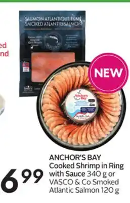 Sobeys Anchor's bay cooked shrimp in ring offer