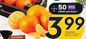 Sobeys Clementines offer