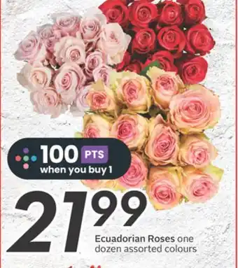 Sobeys Ecuadorian roses offer