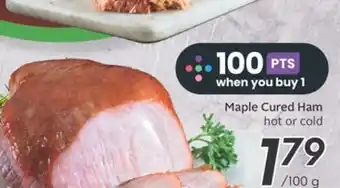 Sobeys Maple cured ham offer