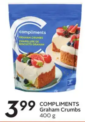 Sobeys Compliments graham crumbs offer