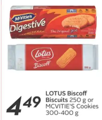 Sobeys Lotus biscoff biscuits offer