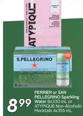 Sobeys Perrier or san pellegrino sparkling water offer