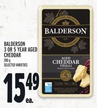 Metro Balderson 3 or 5 year aged cheddar offer