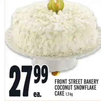 Metro Front street bakery coconut snowflake cake offer