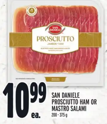 Metro San daniele prosciutto ham or mastro salami offer