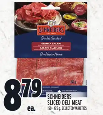 Metro Schneiders sliced deli meat offer