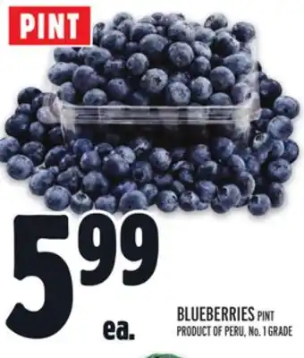Metro Blueberries pint offer
