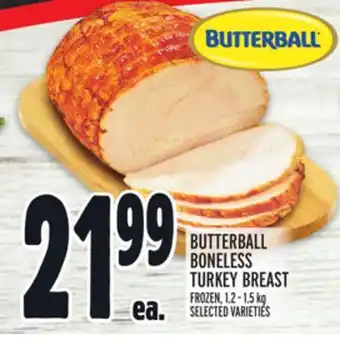 Metro Butterball boneless turkey breast offer