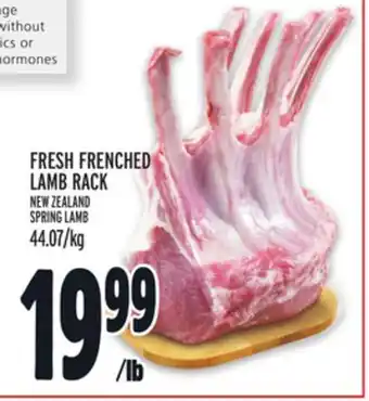Metro Fresh frenched lamb rack offer
