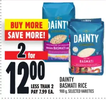 Metro Dainty basmati rice offer