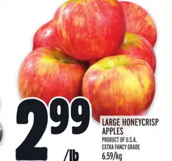 Metro Large honeycrisp apples offer